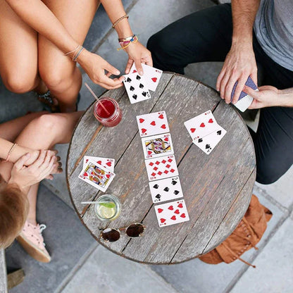 Playing Cards PVC Waterproof Playing Cards Plastic Crystal Game Ware Durable Supplies Creative Gift Practical Joke Party Gift