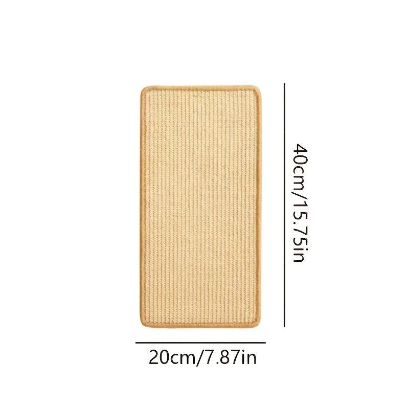 Durable Sisal Cat Scratch Board-Magic Invisible Adhesive,Sofa Safety Design,Multi Layer Sports and Rest Areas,Perfect Pet Gift