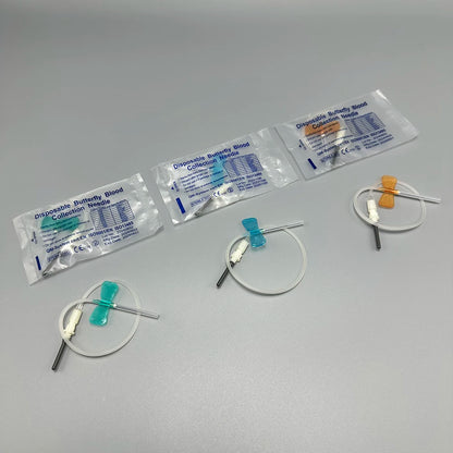 50pcs/lot Disposable Butterfly Blood Collection Needle double wing type Blood Collection Needle Pet Care Room Cat Dogs Animal