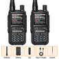BAOFENG UV-5R Mini Walkie Talkie Multi Band Bluetooth Programming Wireless Copy Frequency 999CH Type-C Long Range Two Way Radio