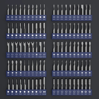 Electric Screwdriver Precision Sets 62 in 1 Power Tool Kit Rechargeable Wireless Mini Small Magnetic Bits for Xiaomi Cell Mobile