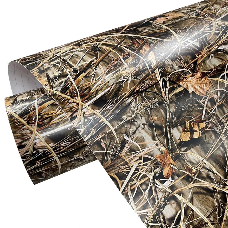 Premium Shadow Grass Blades Camouflage Vinyl Wrap Film Roll DIY Self Adhesive Decal Sticker Automotive Car Wrapping Foil