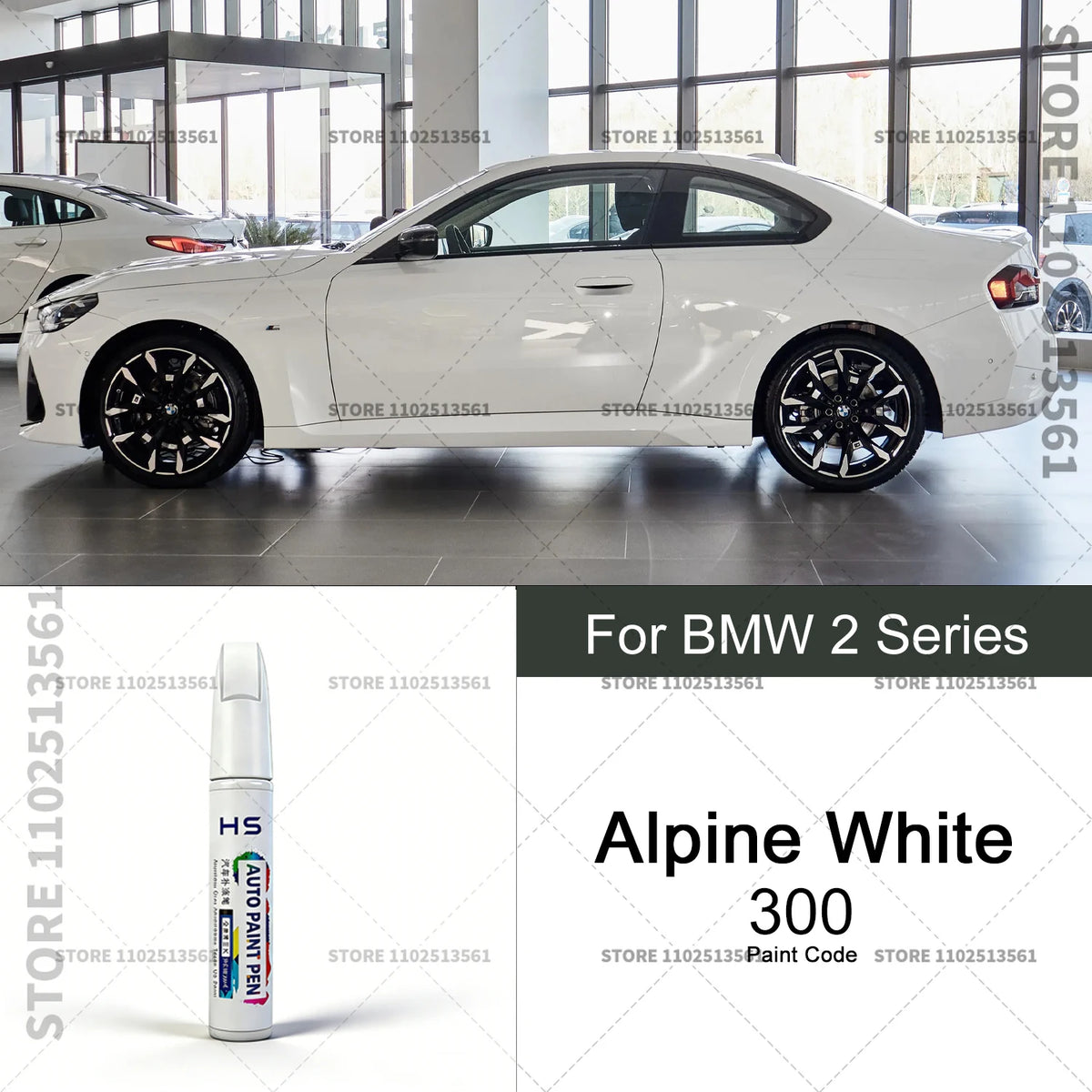 For 2014-2025 BMW 2 Series Scratch Removal and Paint Repair Pen Alpine White 300 490 Black Saphi Blue Gray  Portimao Blue