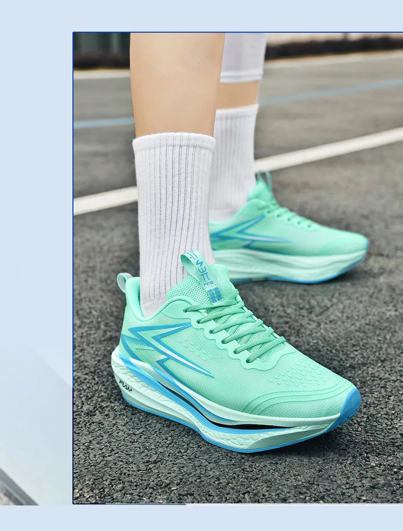 Men Running Shoes Speciality Marathon Sports Shoes Breathable Lightweight Carbon Board Women's Trend Athletic Sneakers Women