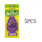3-80pcs Christmas Tree Car Air Freshener Natural Aromatherapy Tea Paper Hanging Perfume Vanilla Auto Parts Interior