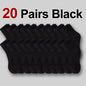 10/20 Pairs Neutral Solid Color Round Neck Socks Spring Summer Sweat Absorbing Breathable Soft Comfortable Couple Sports Socks