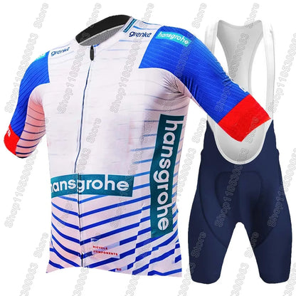 Boraful Hansgrohe 2026 Primož Roglič Cycling Jersey Set Slovenia Clothing Men's Kit Road Bike Shirts Suit Bicycle Bib Shorts M