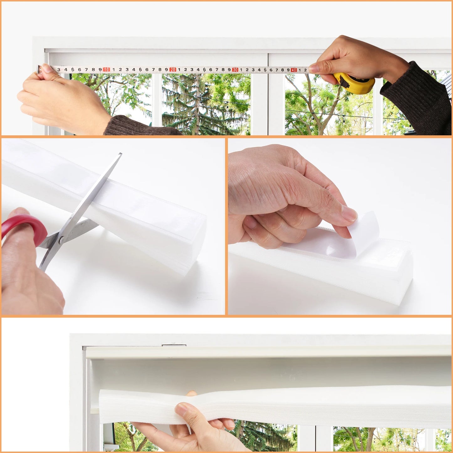 No Drill Blinds Stick on Curtains Blinds for Bedroom Kitchen Bathroom Windows Light Filtering Privacy Protection with Clips