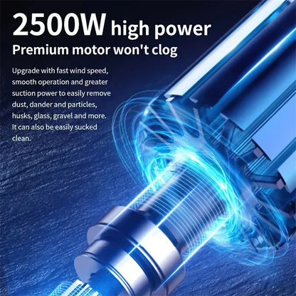 2800W Portable Vacuum Cleaner 15000PA Suction Household Multi-functional Dust Removal Mite Dry and Wet Dual Vacuum Cleaner 220V