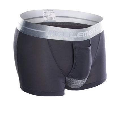 Bullet separate underwear Men's ventilated summer dry underpants Ice silk bag ice healthy boxers