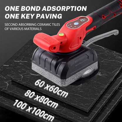 200KG Cordless Tile Tiling Machine Tiles Vibrator 5 Gear Floor Vibrator Leveling Power Tools Enlarged Suction Cup Tile Paving #20