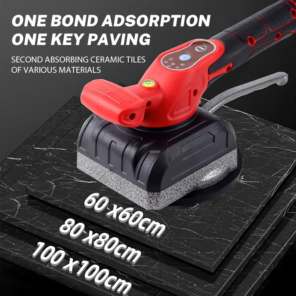 200KG Cordless Tile Tiling Machine Tiles Vibrator 5 Gear Floor Vibrator Leveling Power Tools Enlarged Suction Cup Tile Paving #20