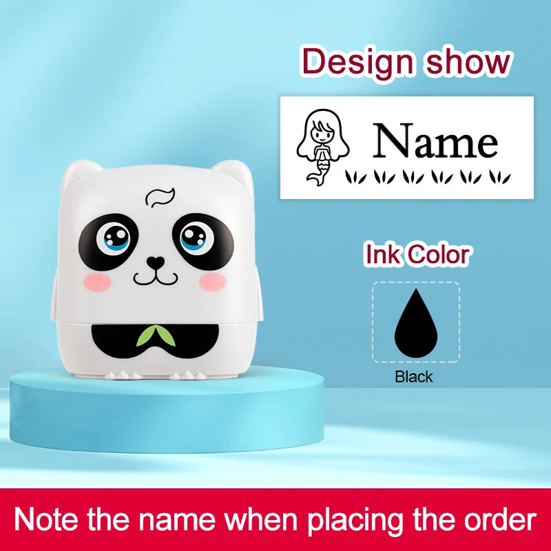 Kids Personalized Stamp - Custom Embossed Seal for School Projects, Travel-Friendly Gift Set with Storage Case & Unique Designs