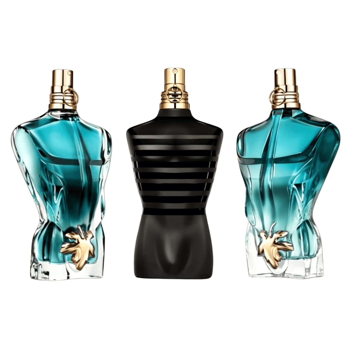 Jean Paul Gaultier Le Male Full Collection for Men | Le Male Original / Elixir / Le Parfum Intense / Le Beau Paradise Garden Complete Line | Long-lasting Woody Amber Lavender Cologne, Luxury Designer Perfume, Perfect for Vale