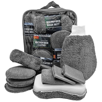 Car Detailing Kit Car Wash Kit Car Cleaning Kit Car Washing Kit Car Detailing Supplies for Interior Exterior Car Wash Kits