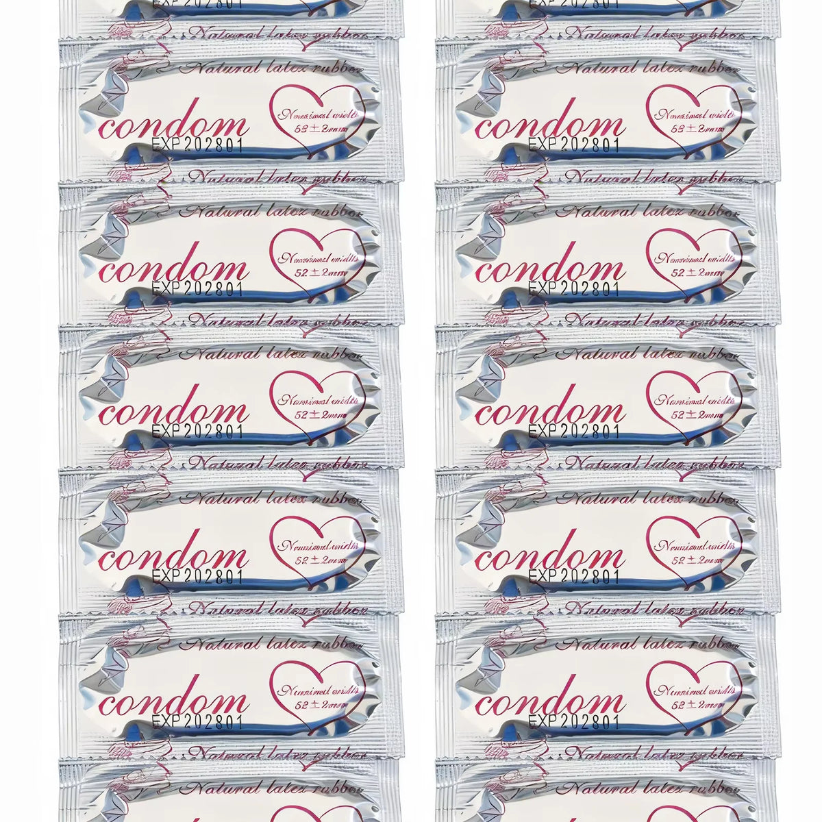 Condoms 50Pcs/Lots   for Men Smooth Penis Sleeve Thin Condom Adult Sex Products Safe Contraception Sex Toys