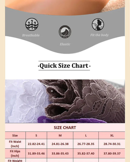 3PCS/Set Women Sexy Lace Panties Cotton Seamless Brazilian Panties Female Sexy Low Rise Soft Underwear G-String Lingerie S-XL
