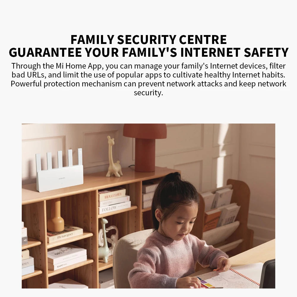 NEW XIAOMI Router BE5000 Wi-Fi 7 2.4/5GHz Dual-Frequency Mesh 2.5G High-Speed Network Port IPTV OFDMA Signal Amplifier Mi Home