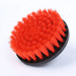 4'' Blue Electric Scrubber Brush Drill Brush Kit Plastic Cleaning Brush Tool for Car Tires Nylon Brushes Car Detailing