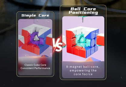 [SaoCube] MoYu RS3M V5 3X3 Magnetic Magic Speed Cube Stickerless Professional Fidget Toys SaoCube RS3 M V5 Cubo Magico Puzzle