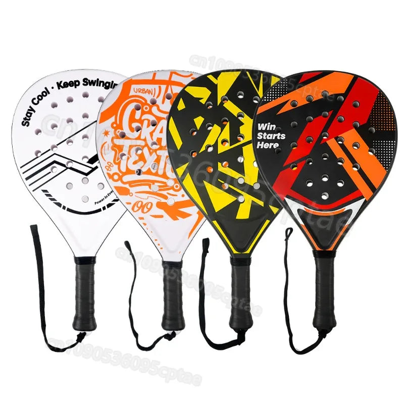 ABS Durable Anti-Vibration Plastic Grip Padel Tennis Racket, Bud get-Friendly for Beginners & Intermediates beach tennis beach