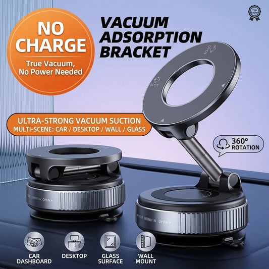K007 Magnetic Phone Holder 360° Three-Axis Folding Car Mount Strong Magnet Dashboard Desk Stand for iPhone 16 15 Xiaomi Samsung