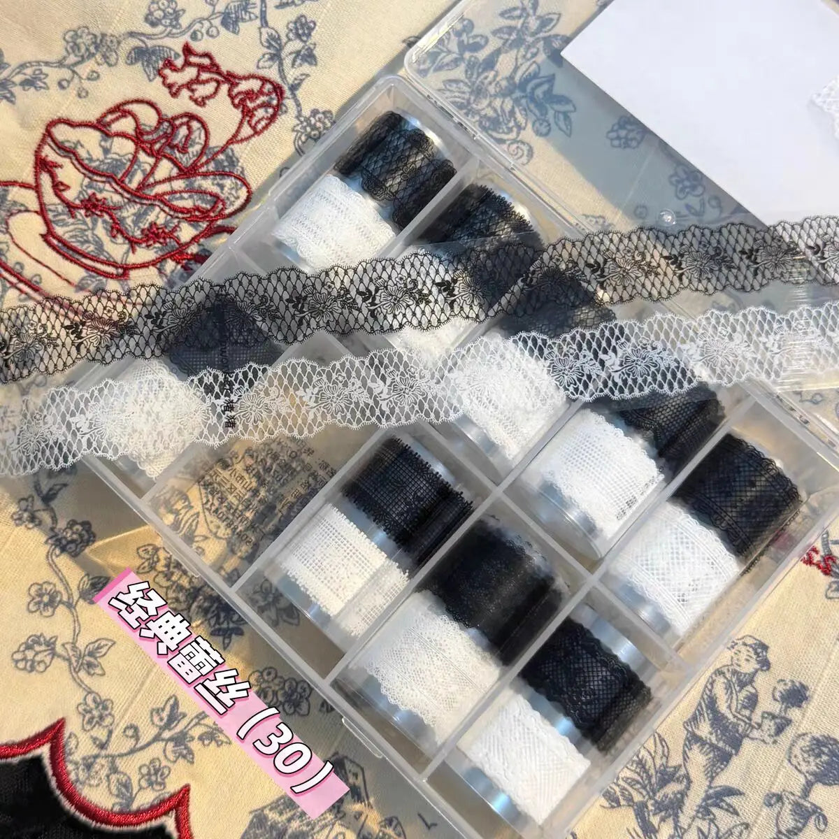 10Rolls Plaid Thousand-Bird Bow  Stars Nail Foils Transfer Paper  Nail Art Stickers  Manicure Set Decal  Nails Decoration