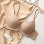 Plus Size Lingerie for Women Seamless Push Up Bra Sexy Thin Cup Cotton Brassiere Comfortable Underwie Female C D E Cup Underwear