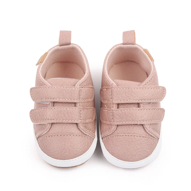 Baby Casual Sneaker Spring and Autumn Soft PU and TPR Sole Anti-slip High Quality Hot Selling 2023 New Fashion for Toddler 0-12M