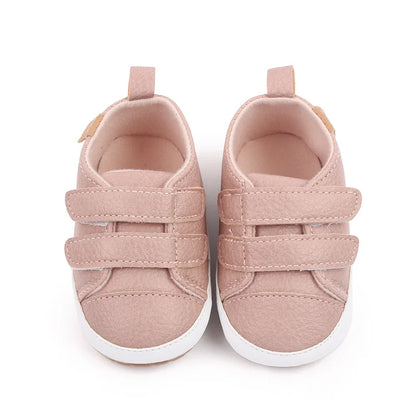 Baby Casual Sneaker Spring and Autumn Soft PU and TPR Sole Anti-slip High Quality Hot Selling 2023 New Fashion for Toddler 0-12M