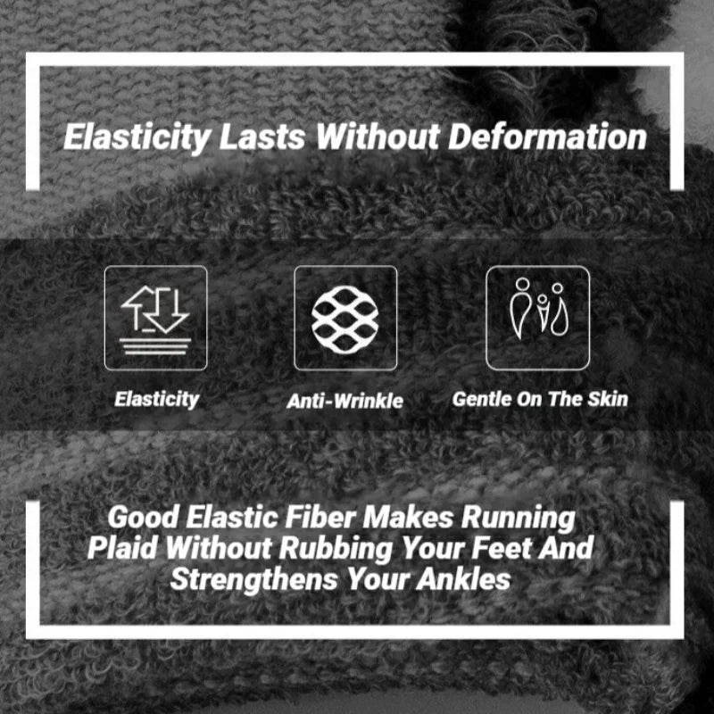 3 Pairs Men's Socks Compression Stockings Breathable Basketball Sports Cycling Moisture Wicking High Elastic Tube