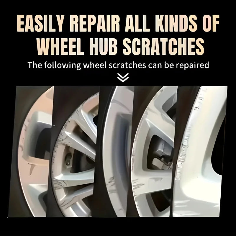 Silver Color Car Paint Touch Up Pen, HUB Scratch Repair Restore, Disappear Scratches, Fast Effective Renewal,Car Paint Quick Fix
