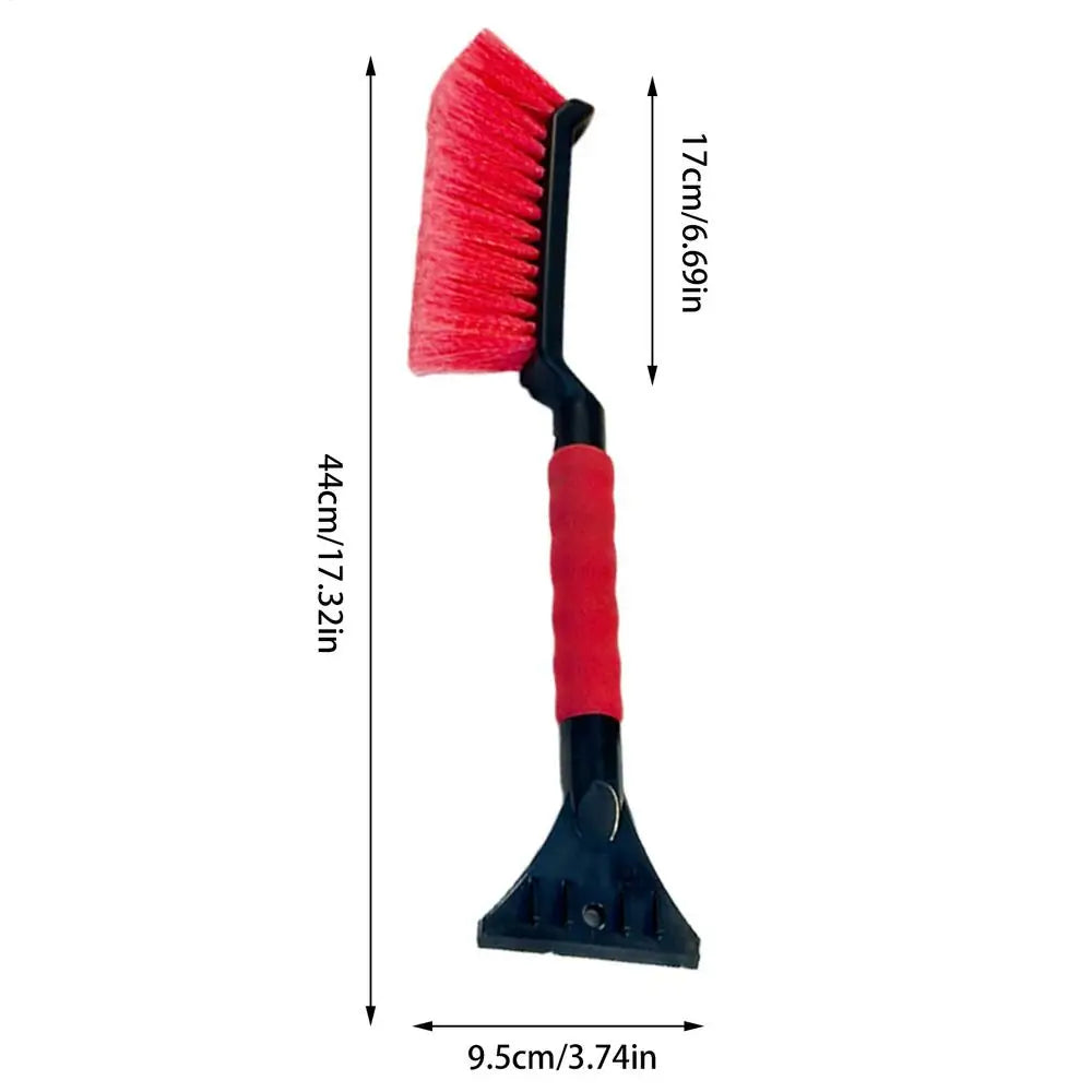 2-in-1 Ice Scraper and Snow Brush for Car - Ergonomic Foam Grip Windshield Cleaner - Efficient for SUV, Sedan & Winter Driving