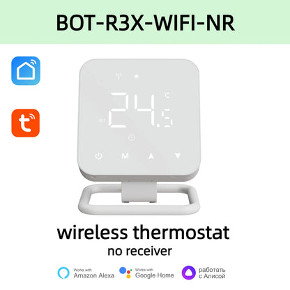 Beok Wireless Thermostat Controller Heating Wifi Smart Home 8-Channel Heating System for Gas Boiler Water Floor Actuator