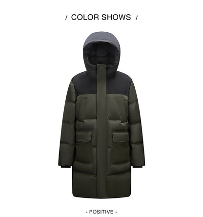 Semir Down Jacket Men 2026 New Waterproof Thick Outerwear Long Length Winter Clothing Couple