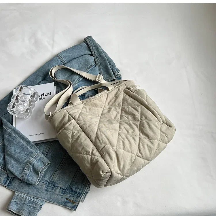 Large Capacity Mommy Bag for Women Totes Baby Diaper Nappy Bags Shoulder Cotton Ladies Maternity Shopping Bags