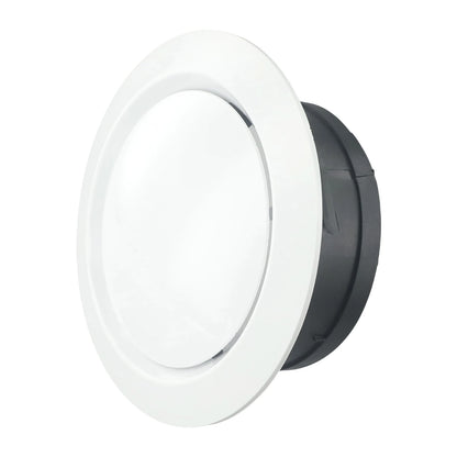 1X 75-200mm Round Air Vent Louver Grille Cover Outlet Adjustable Exhaust Vent Ducting Ventilation Grilles Ceiling Air Vent Cover