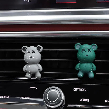 Bear Car Air Freshener Outlet Vent Perfume Clips Fragrance Conditioning Aromatherapy Perfume Clip Car Interior Decoration