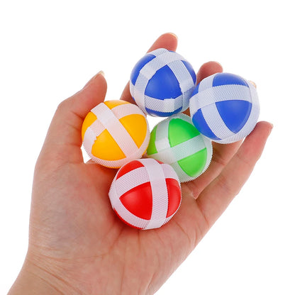 5/10 PCS Sports Games Dart Board Target Shooting Target Ball Toy Outdoor Toy Sticky Ball Random Color