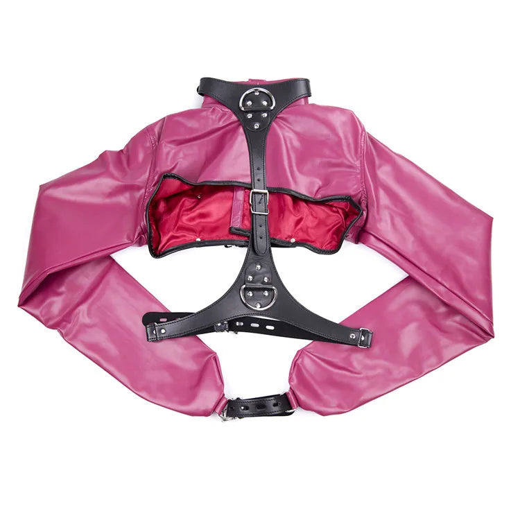 Bondage Women PU Leather Body Harness Cupless Straight Jacket Adult Costume BDSM Sexy Shop Atacado Harness Woman Accessories