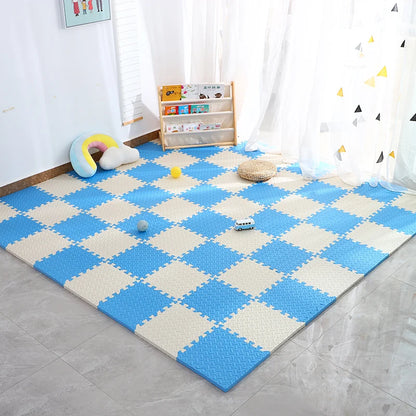 4~20Pcs Puzzle Fitness Mat, Eva Interlocking Foam Floor Tiles for Home Gym, Home Gym Equipment Mat, Non-Slip Floor Mat for Kids
