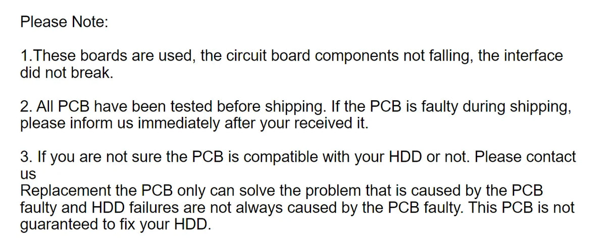 2060-701640-002 REV A for HDD PCB Circuit Board 3.5 SATA Hard Drive Repair Data Recovery 2061-701640-202, -402, -802, -V02, -U02