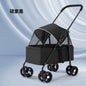 2026 New Lightweight Foldable Pet Stroller Teddy Cat Dog Handcart Outdoor Travel Cart for Small Pets