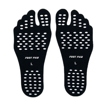 Non-slip Beach Adhesive Anti Slip Invisible Foot Pads Insulation Protection Mats Barefoot Stick Insoles Footpads Sticker Shoes
