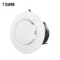 Exhaust Hood ABS Air Vent Extract Valve Grille Round Diffuser Ducting Ventilation Cover Air Volume Cooling Vent 75mm 100mm 125mm