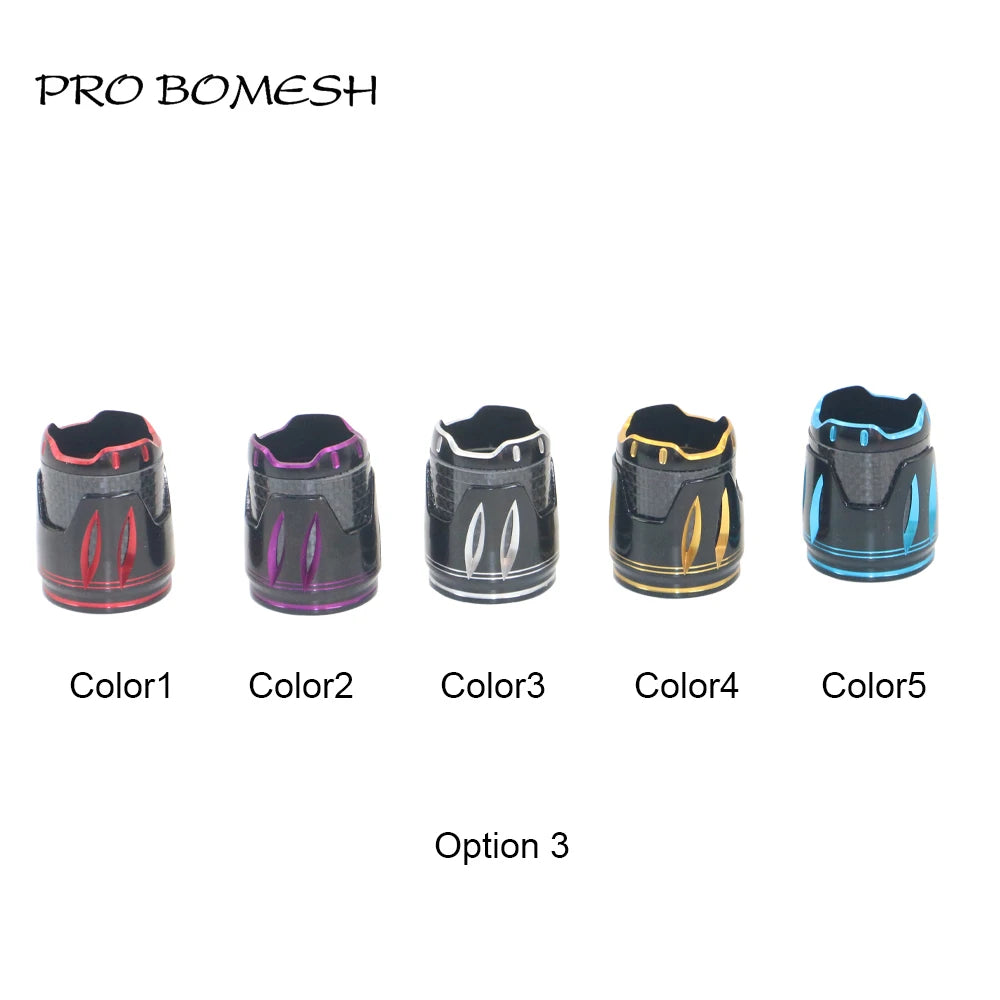 Pro Bomesh Aluminum Locking Nutt Fishing Reel Seat Decorative Trim Part DIY Fishing Rod Component Accessory