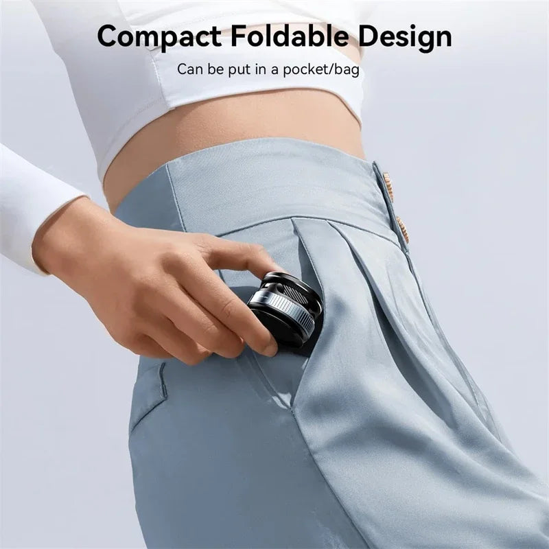 Car Phone Magnetic Stand Mechanical Vacuum Suction Cup Rotate 360° Magnetic Adsorption Bracket Navigation Universal Holder