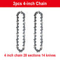 1/4 chainsaw chain guide 4/6/8/10 inch portable electric saw mini chainsaw logging saw blade Pruning chain saw chain accessories