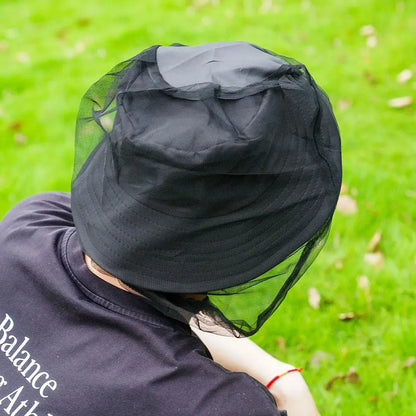 Outdoor Mosquito Head Mask Beekeeping Net Gauze Hat Travel Fishing Camping Mask Net Head Net Mask Travel Camping