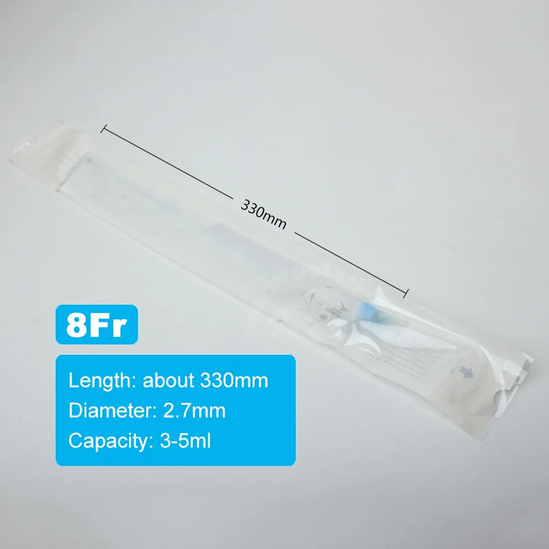 10PCS Medical 2-Way Silicone Foley Catheter Cannula 6Fr 8Fr 10Fr Canine Dog Urinary Catheter Veterinary Consumables